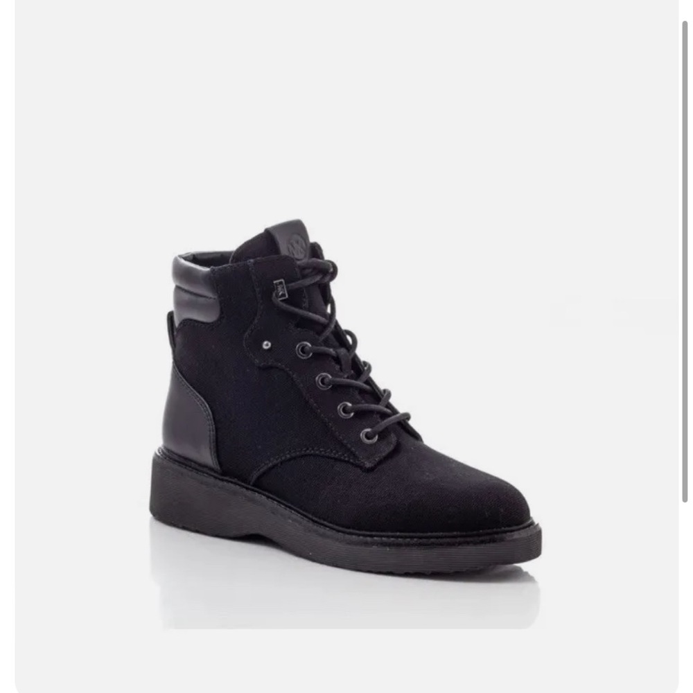 MAKE OFFER: Authentic Michael Kors Trudy Bootie in Heavy Canvas
